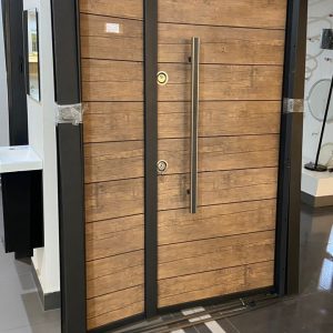 SECURITY DOOR COMPLETE (1 & HALF) BROWN